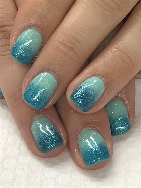 teal nail polish summer